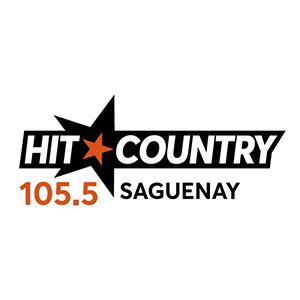 Logo de la station Hit Country 105.5 FM Saguenay