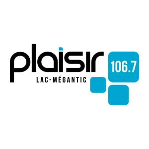Logo de la station Plaisir 106.7 FM Lac-Mégantic