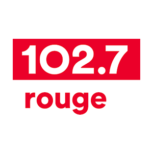 Logo de la station Rouge 102.7 FM Estrie
